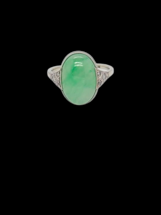 Art deco Jade and diamond ring
SKU: 8035
