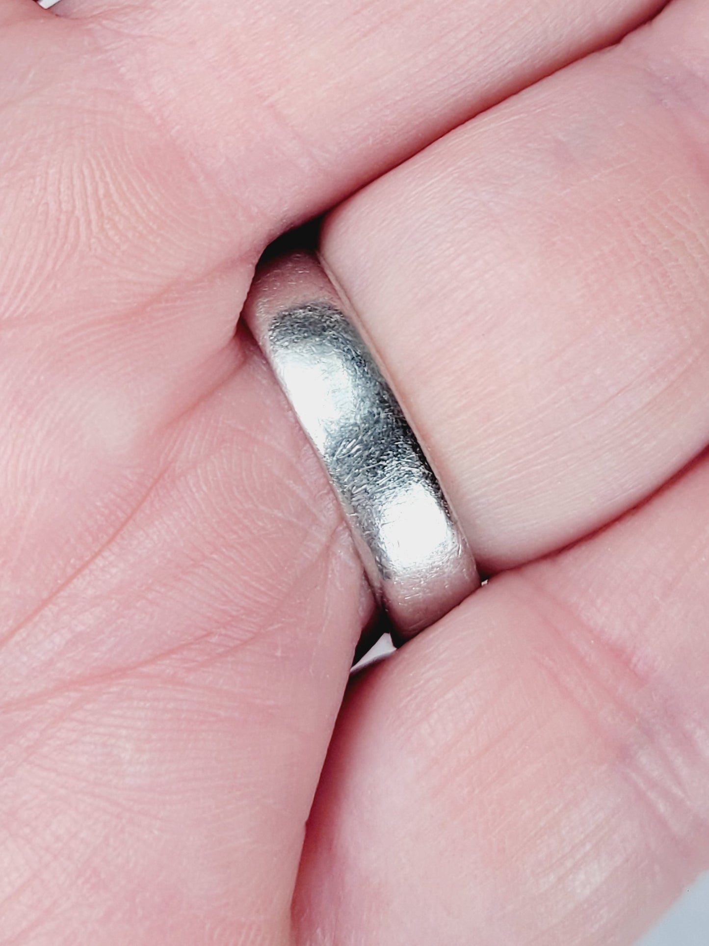 Platinum 5.5mm wedding band sku 8849