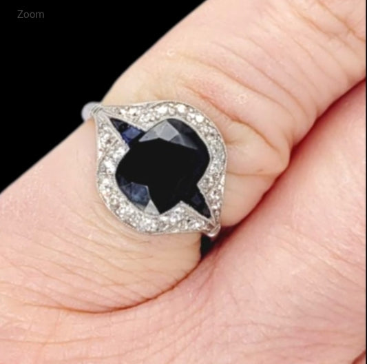 Art deco sapphire and diamond ring
SKU: 8169