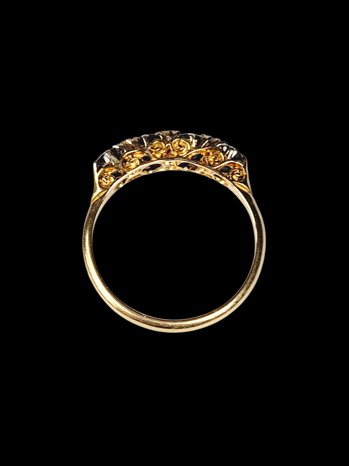 Antique sapphire and diamond ring
SKU: 8436