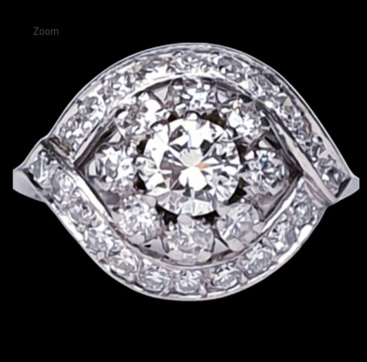 Cool 1930's Diamond Engagement Ring
SKU: 2311