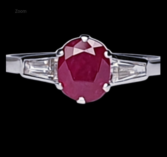 Ruby and diamond engagement ring
SKU: 4228