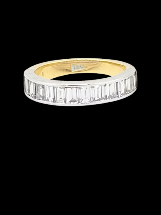 Half hoop baguette diamond eternity band
SKU: 7966
