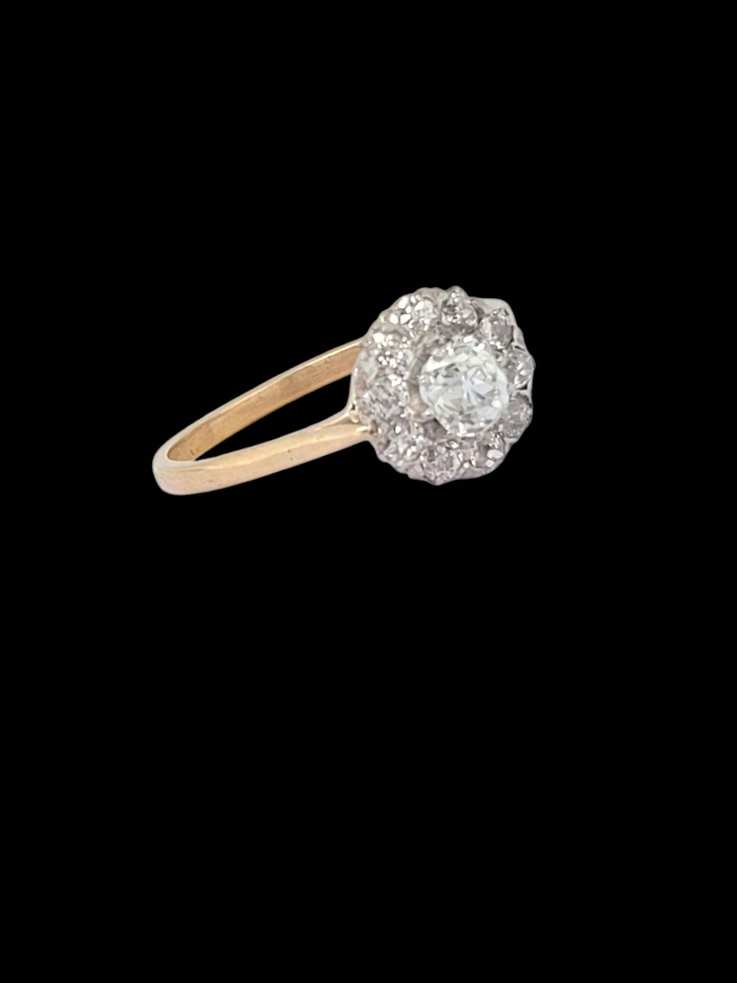 Antique diamond cluster engagement ring
SKU: 7973