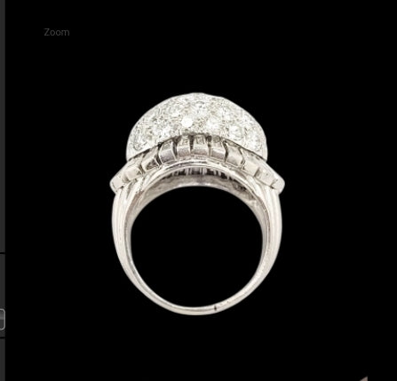 Art deco unique bombe diamond ring
SKU: 8191