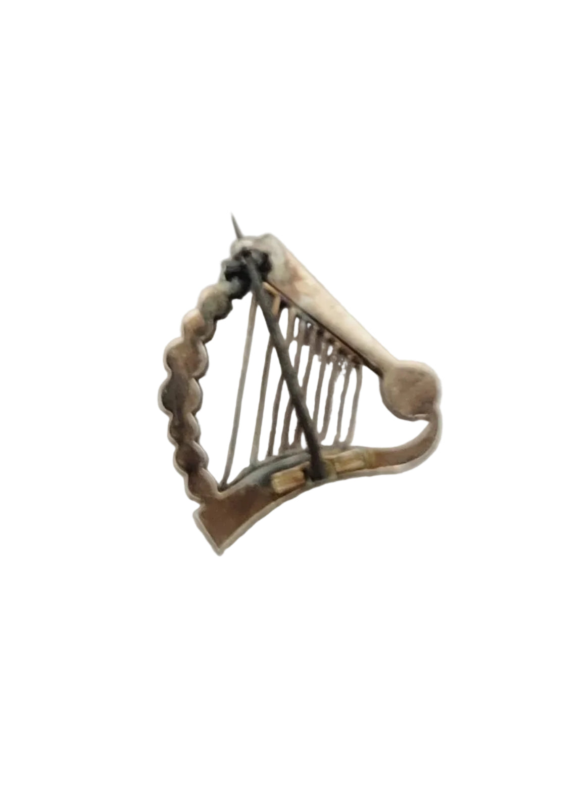 Georgian old mine cut Harp pin sku 9062