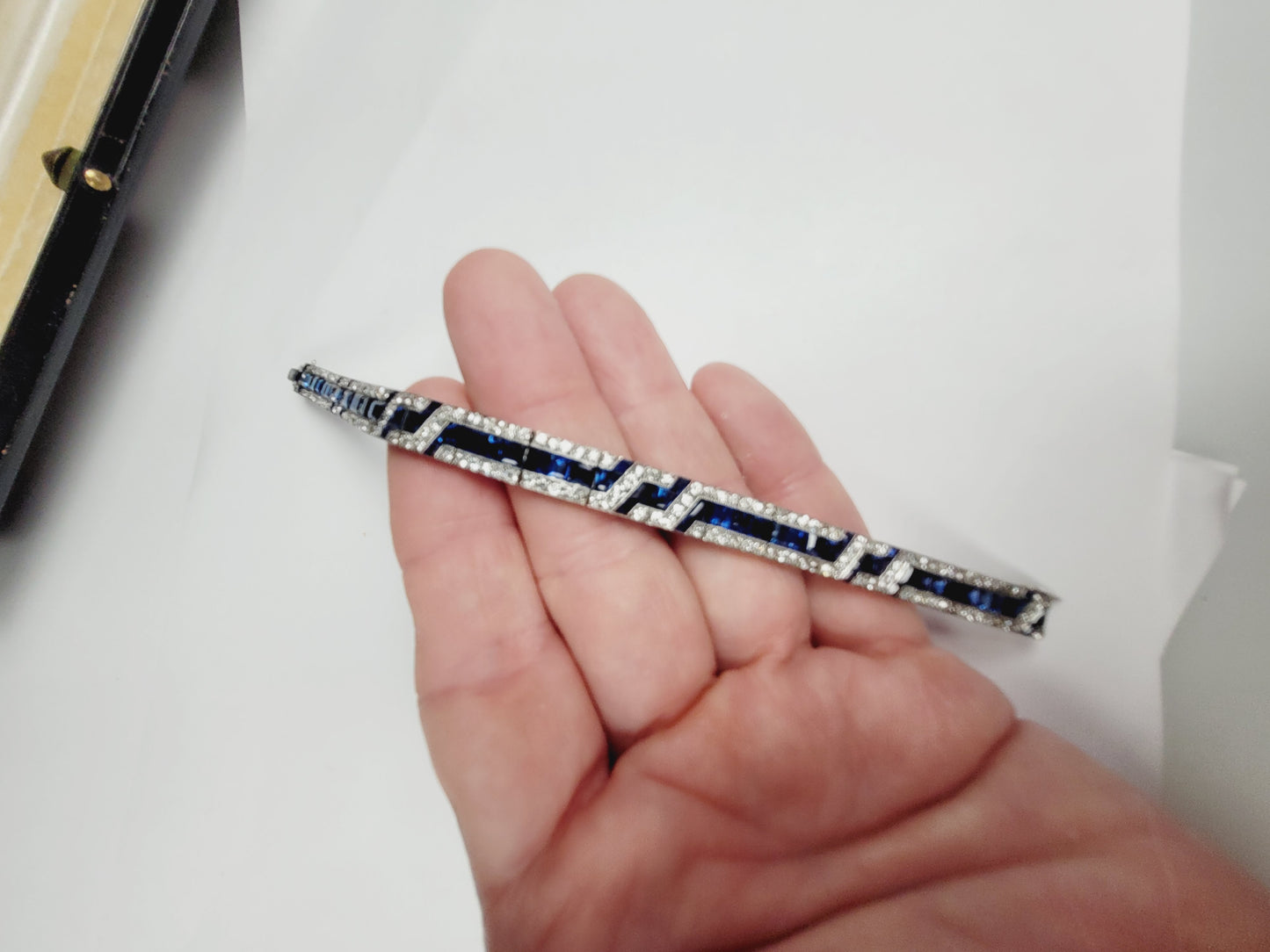 Fine Art deco sapphire and diamond bracelet Mellerio
SKU: 8221