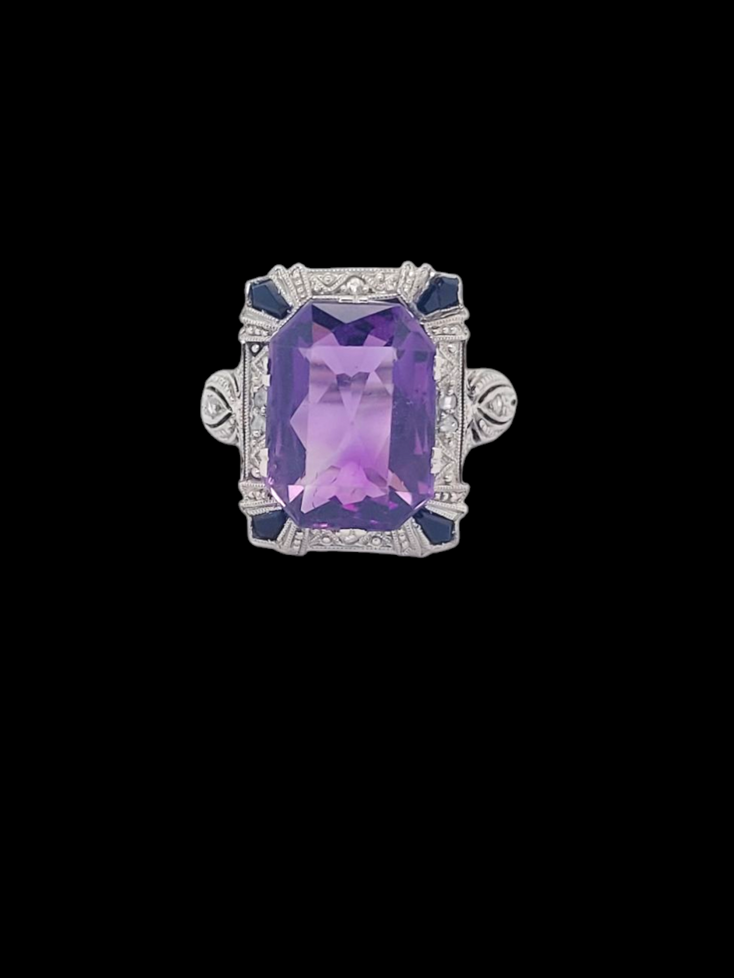RARE interchangeable gemstone art deco ring
SKU: 8008