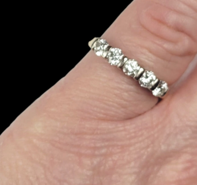 Five stone diamond eternity ring
SKU: 8056