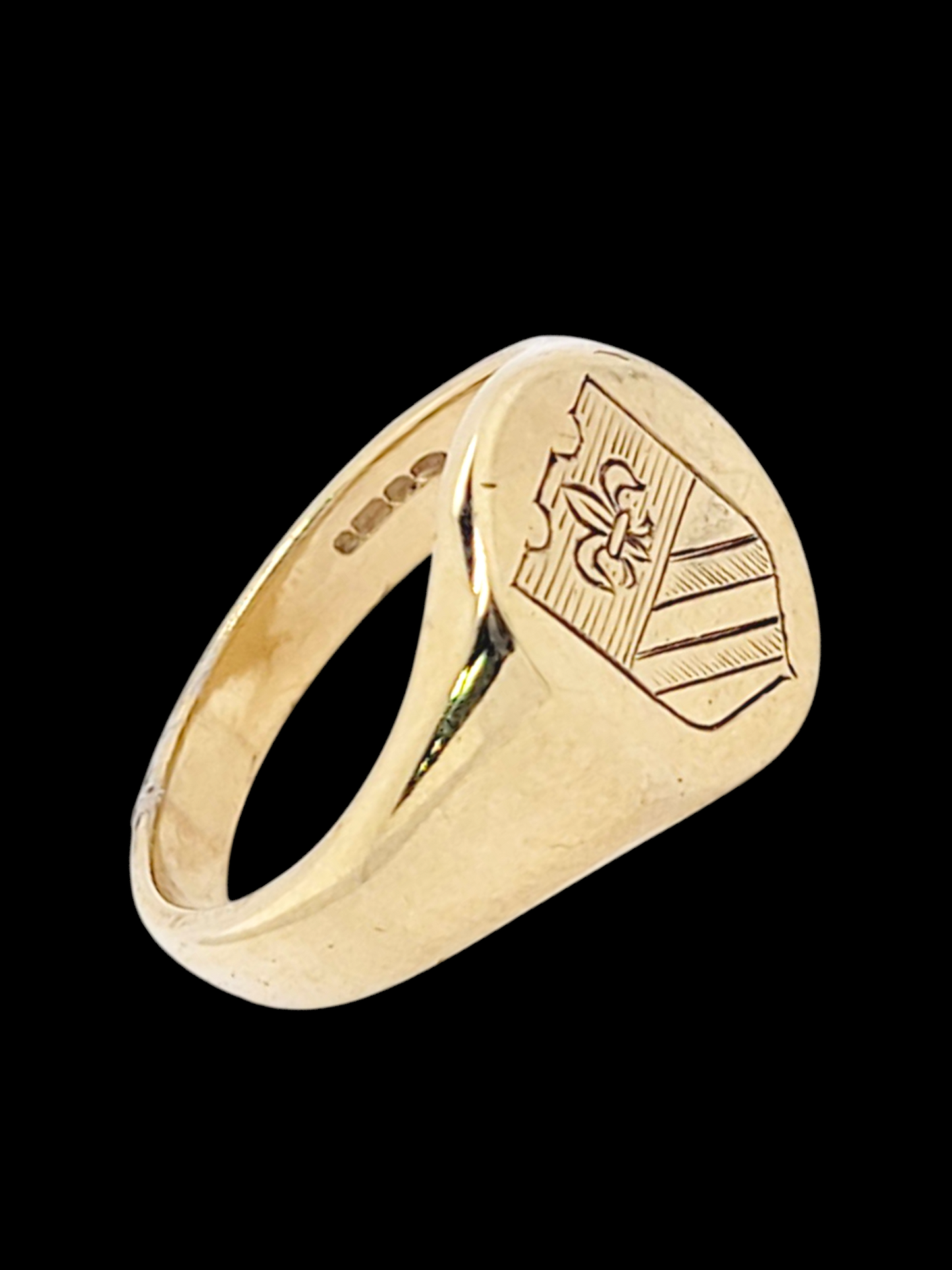 Engraved 9ct gold signet ring
SKU: 7998
