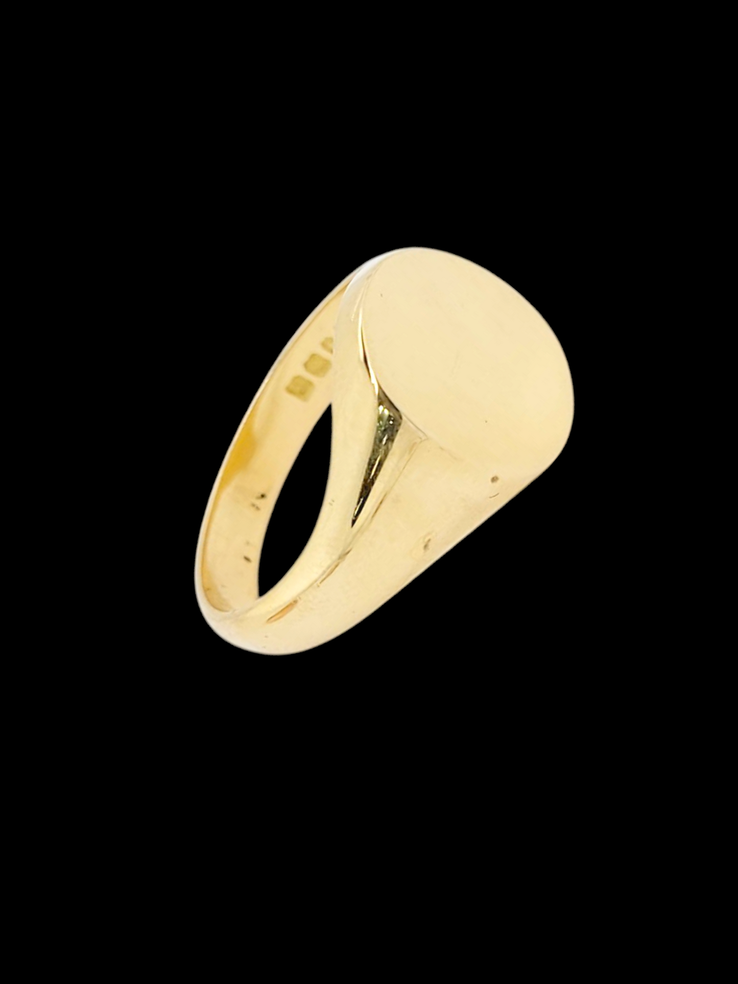 9ct yellow gold plain oval signet ring
SKU: 8010