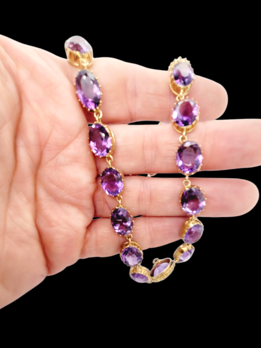 Antique amethyst riviere necklace
SKU: 8106