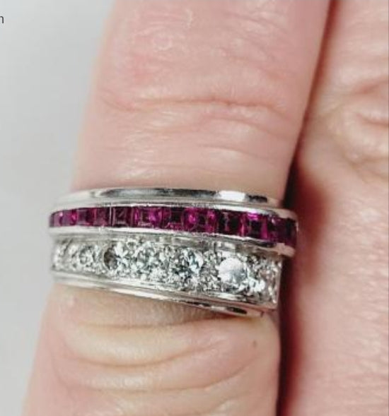 Art deco calibre ruby and diamond ring
SKU: 5025