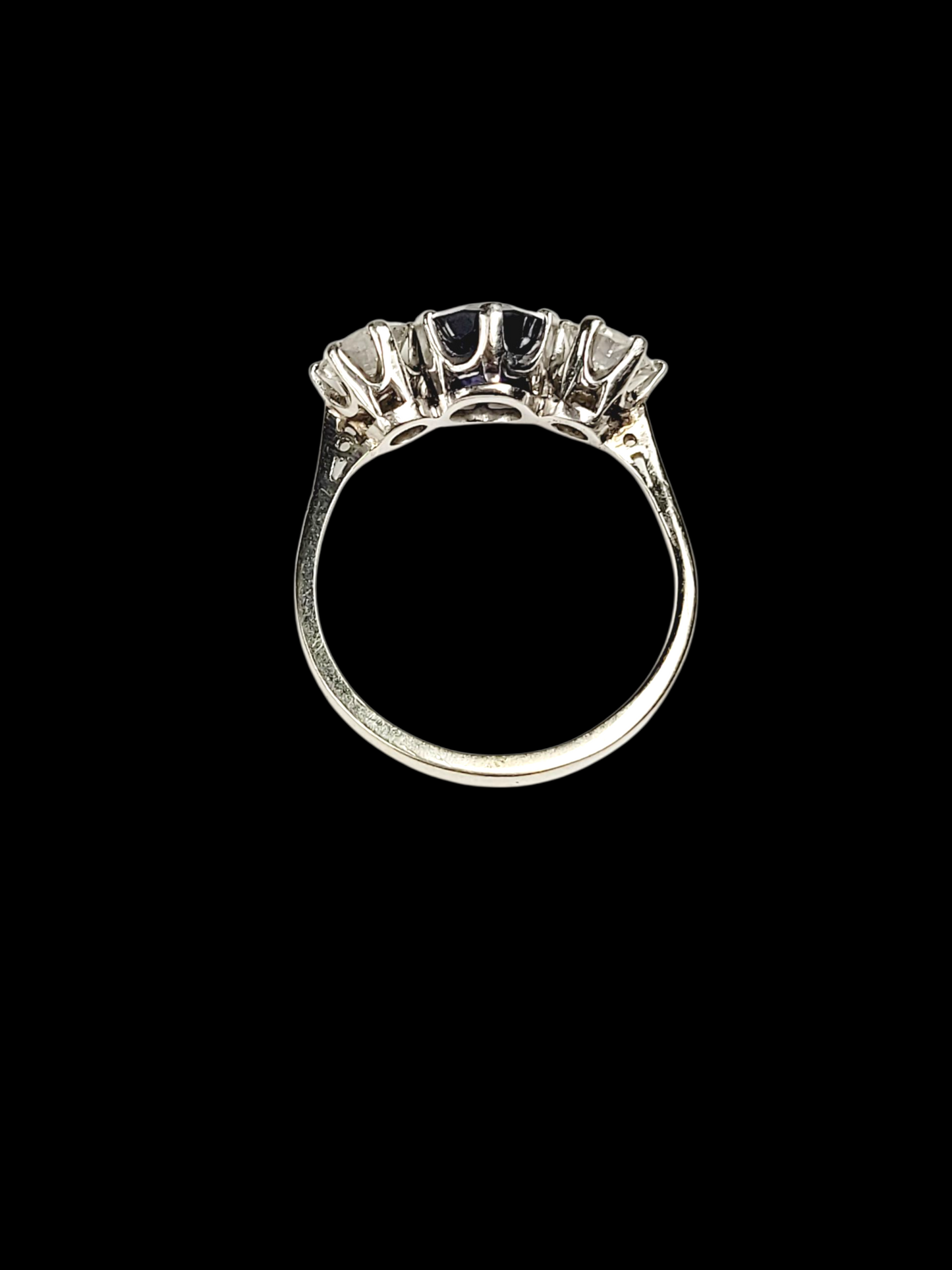 Sapphire and diamond three stone ring
SKU: 8433