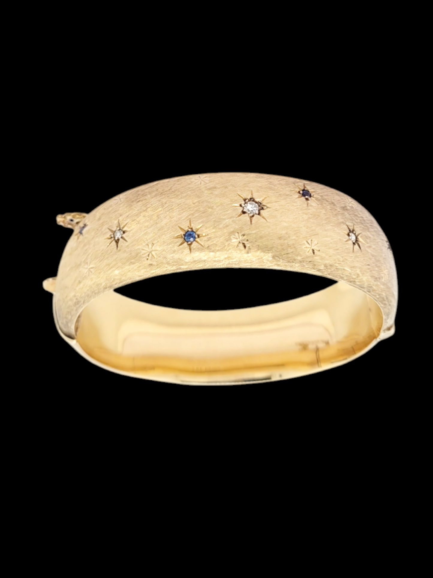 1961 Vintage wide gold bangle
SKU: 7791