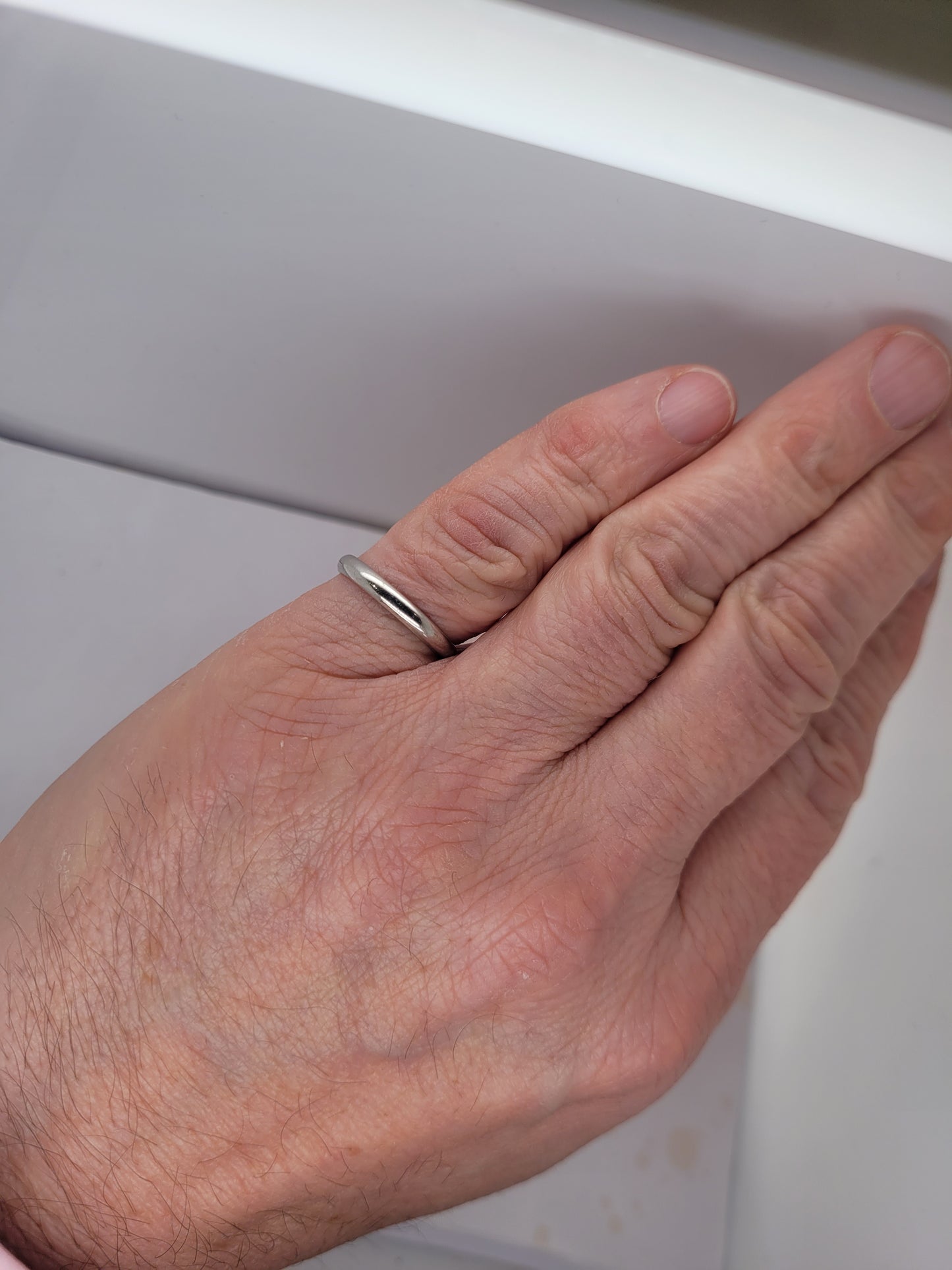 Art deco platinum wedding band
sku 8537