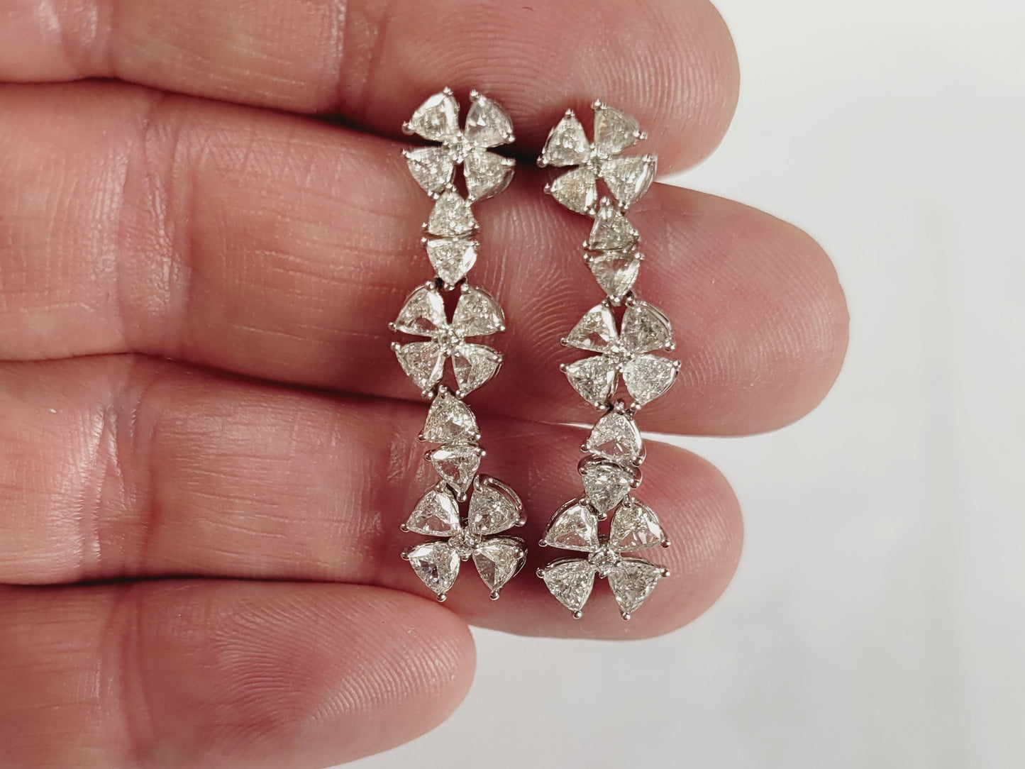Diamond earrings sku 8906