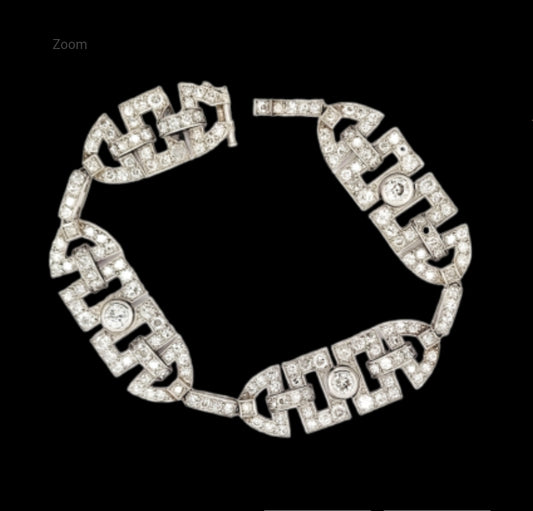 Art deco diamond bracelet
