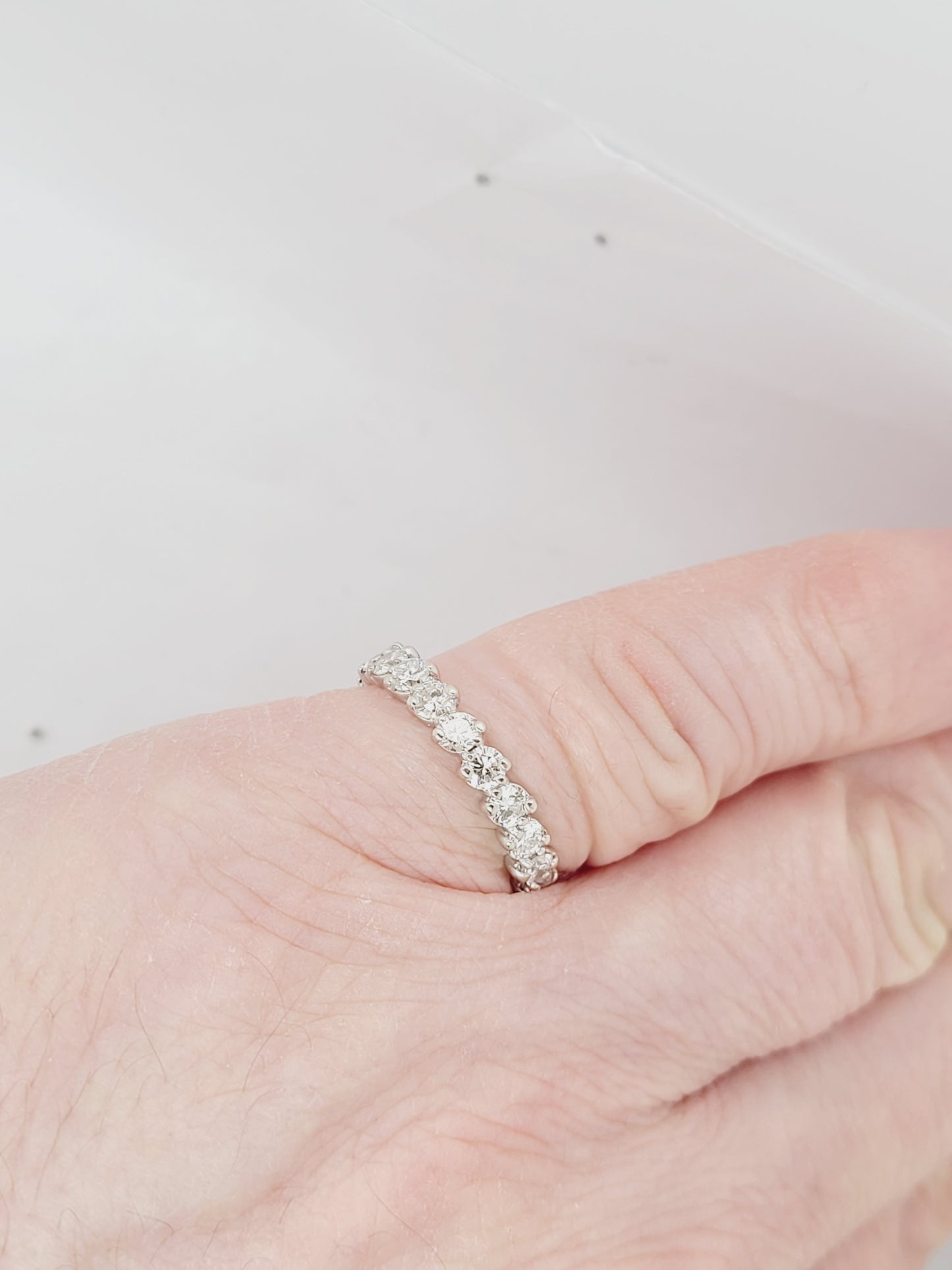 Full hoop diamond eternity ring sku 8810
