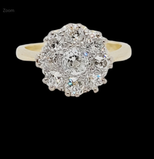 1.70ct old mine cut diamond ring
SKU: 5667