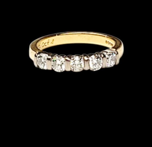 Five stone diamond eternity ring
SKU: 8056