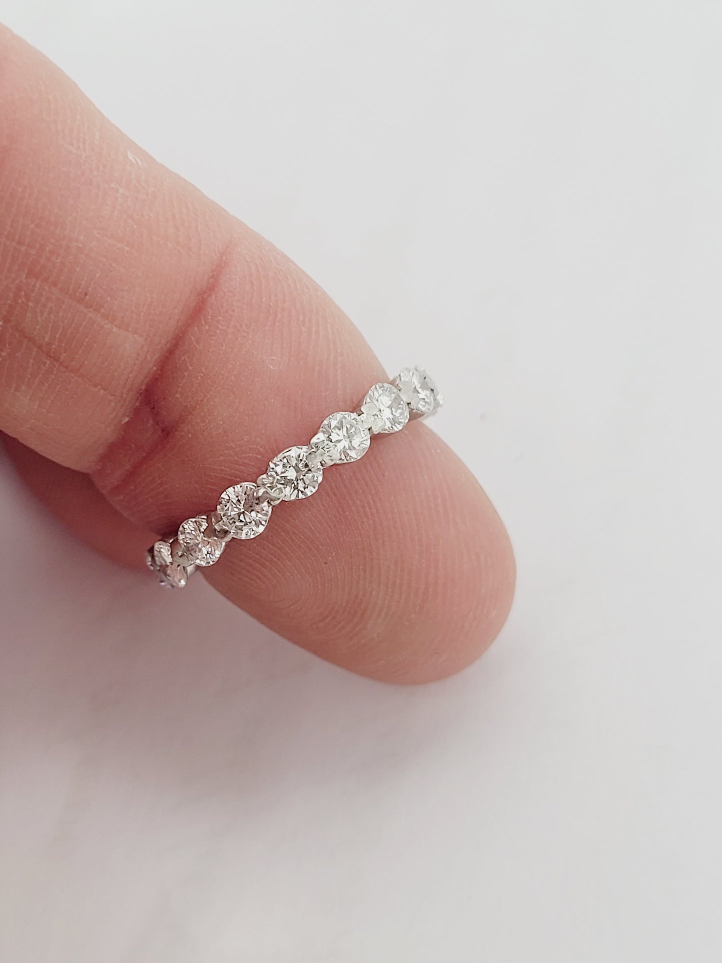 Full hoop diamond eternity ring sku 8667