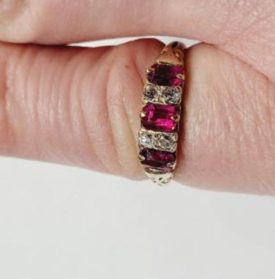 Antique gem ruby and diamond ring
SKU: 5224
