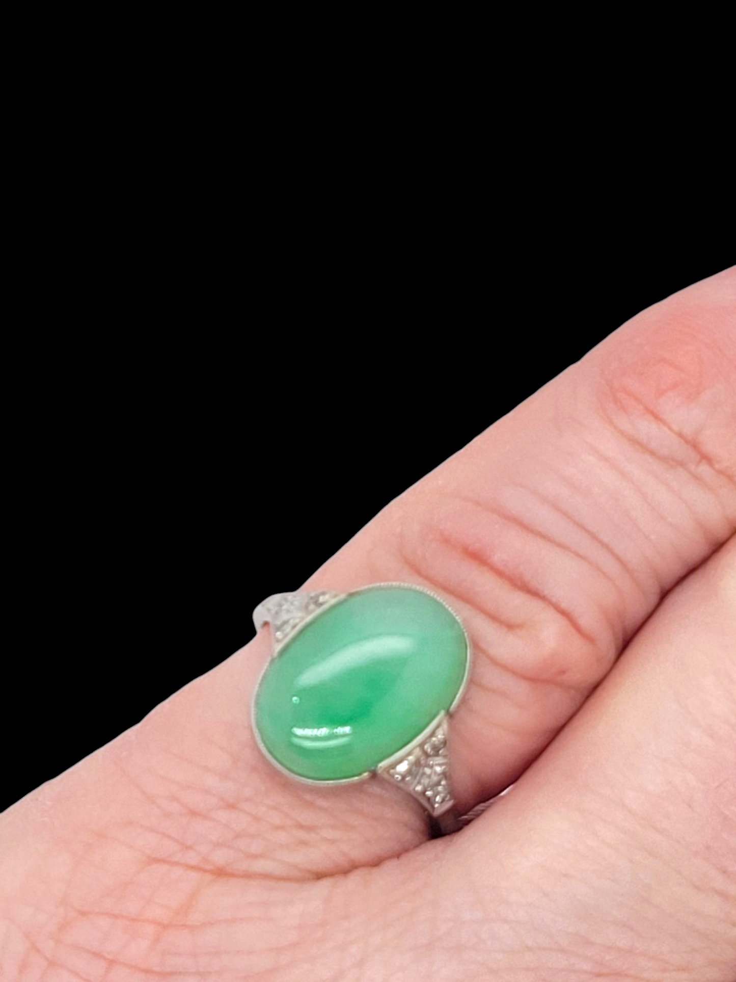 Art deco Jade and diamond ring
SKU: 8035