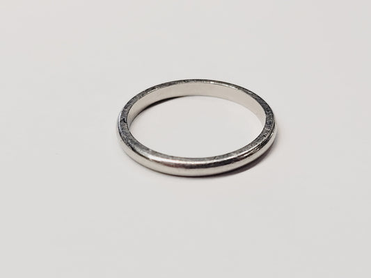 Brides platinum wedding band