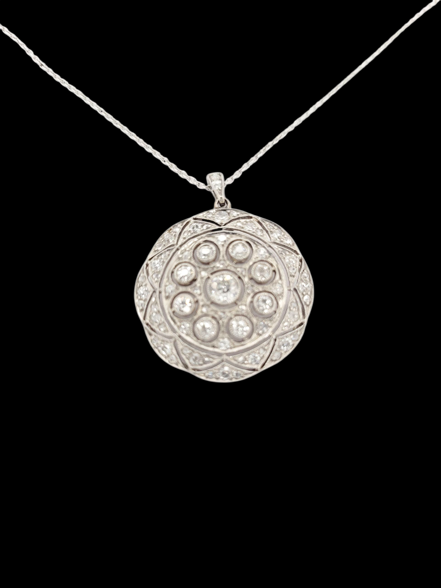 Art deco old cut diamond pendant
SKU: 8333