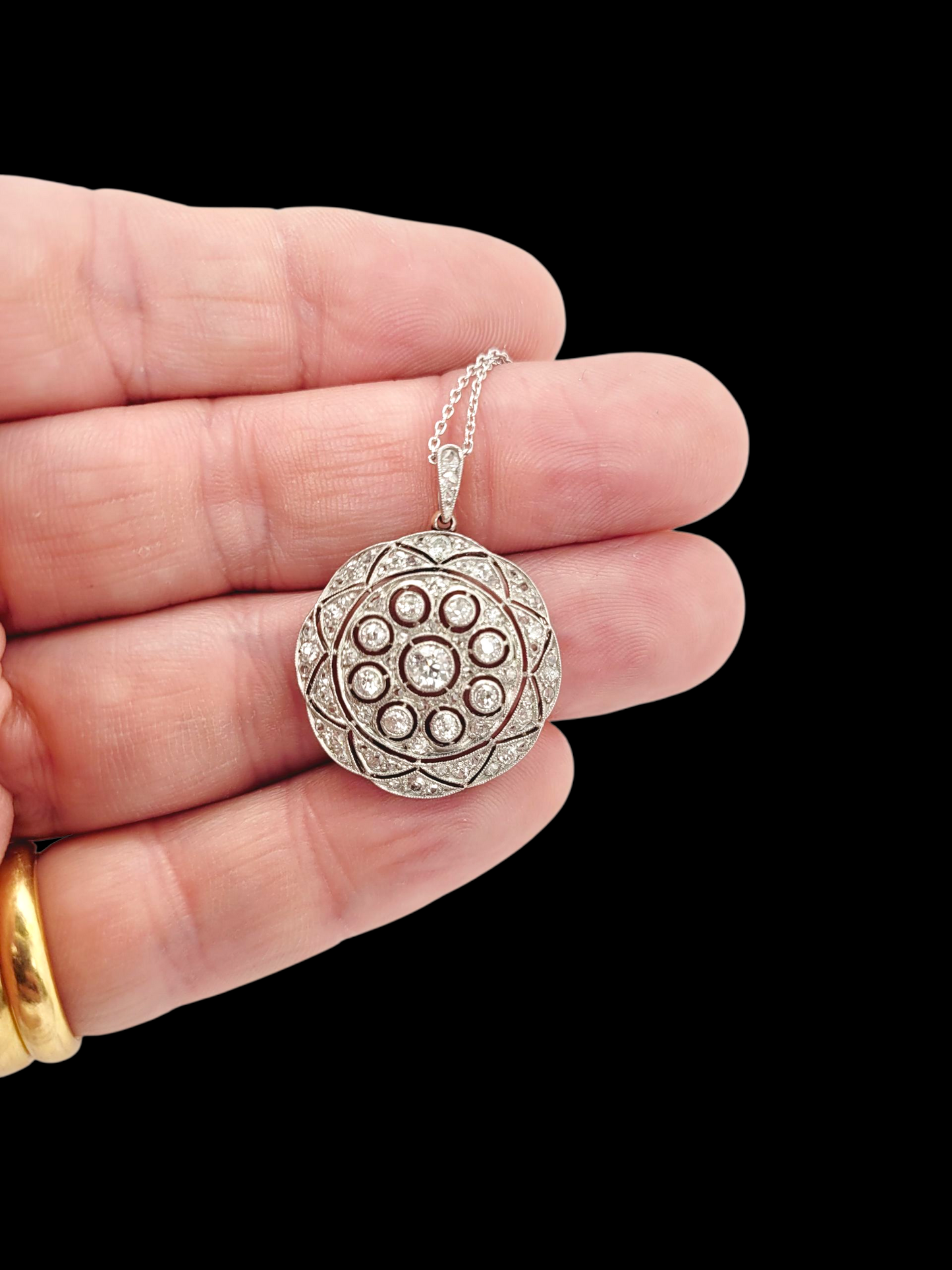 Art deco old cut diamond pendant
SKU: 8333