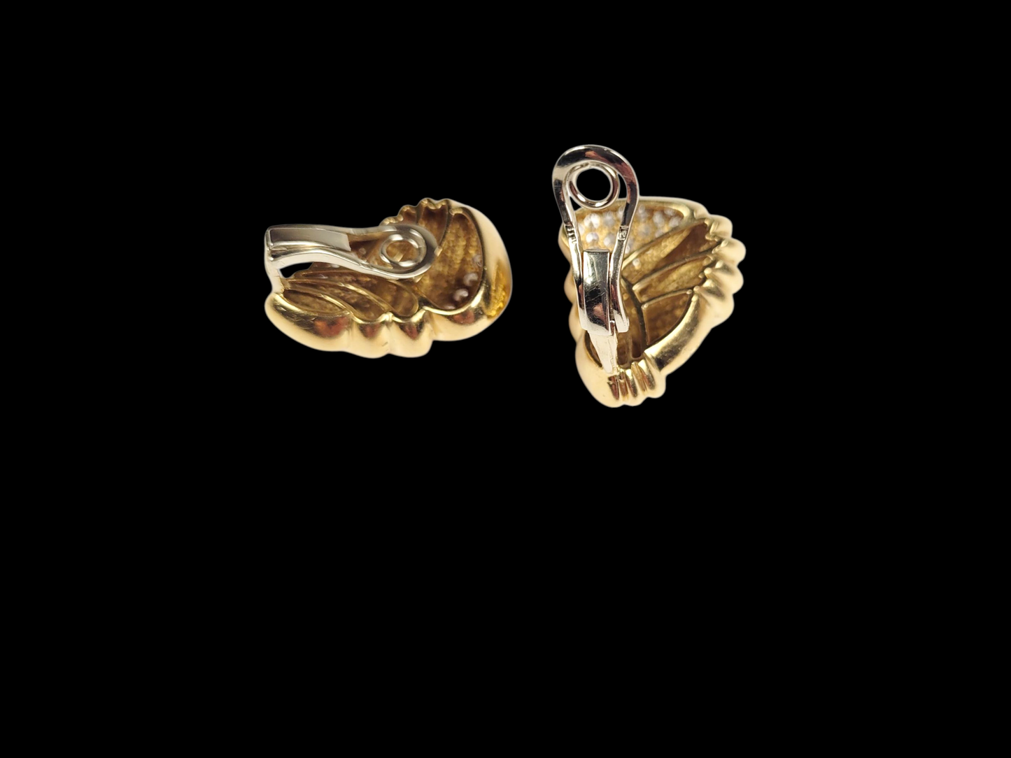 Vintage diamond 18ct yellow gold earrings
SKU: 8347