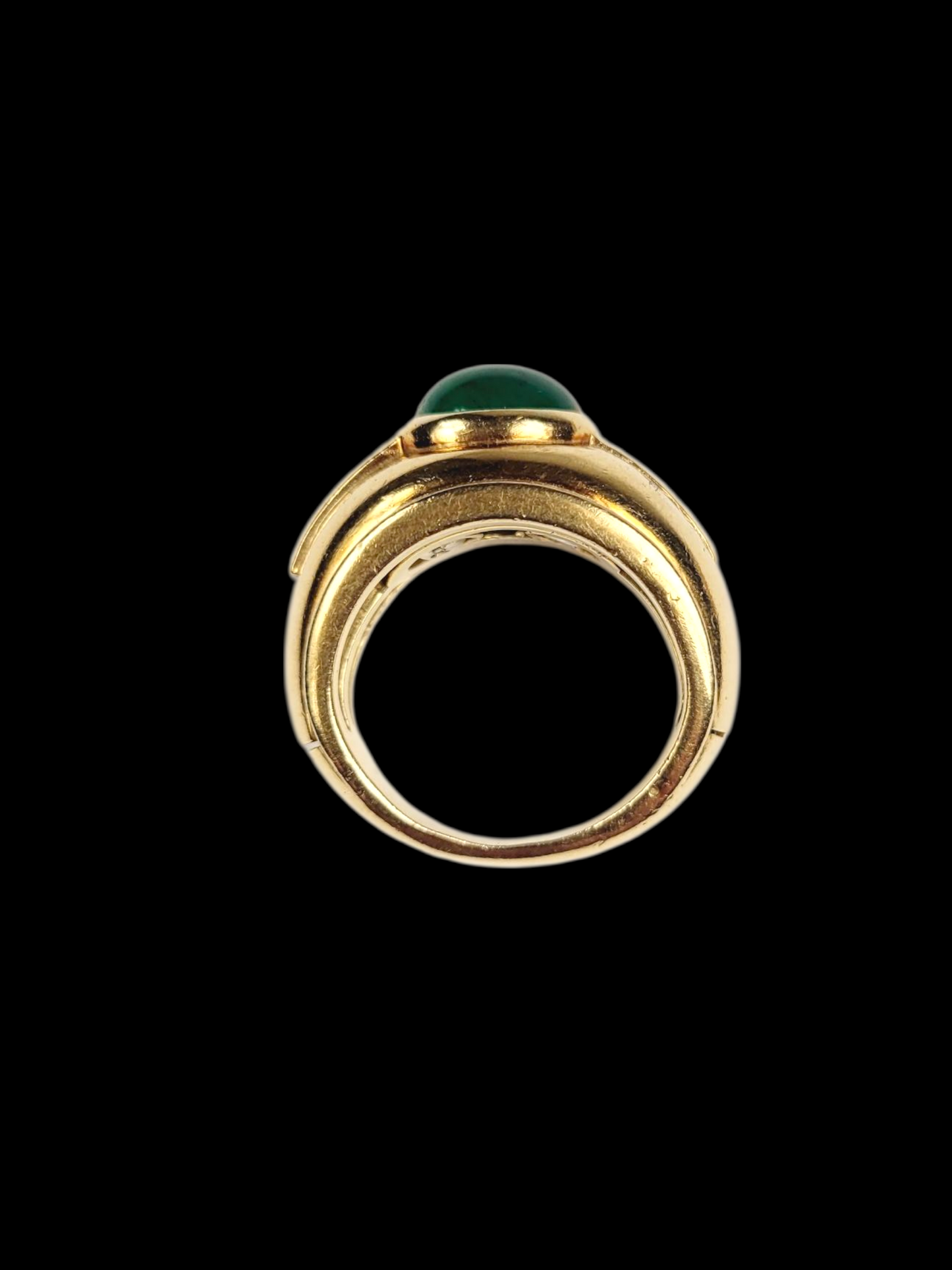 Cabochon emerald and diamond dress ring
SKU: 8348