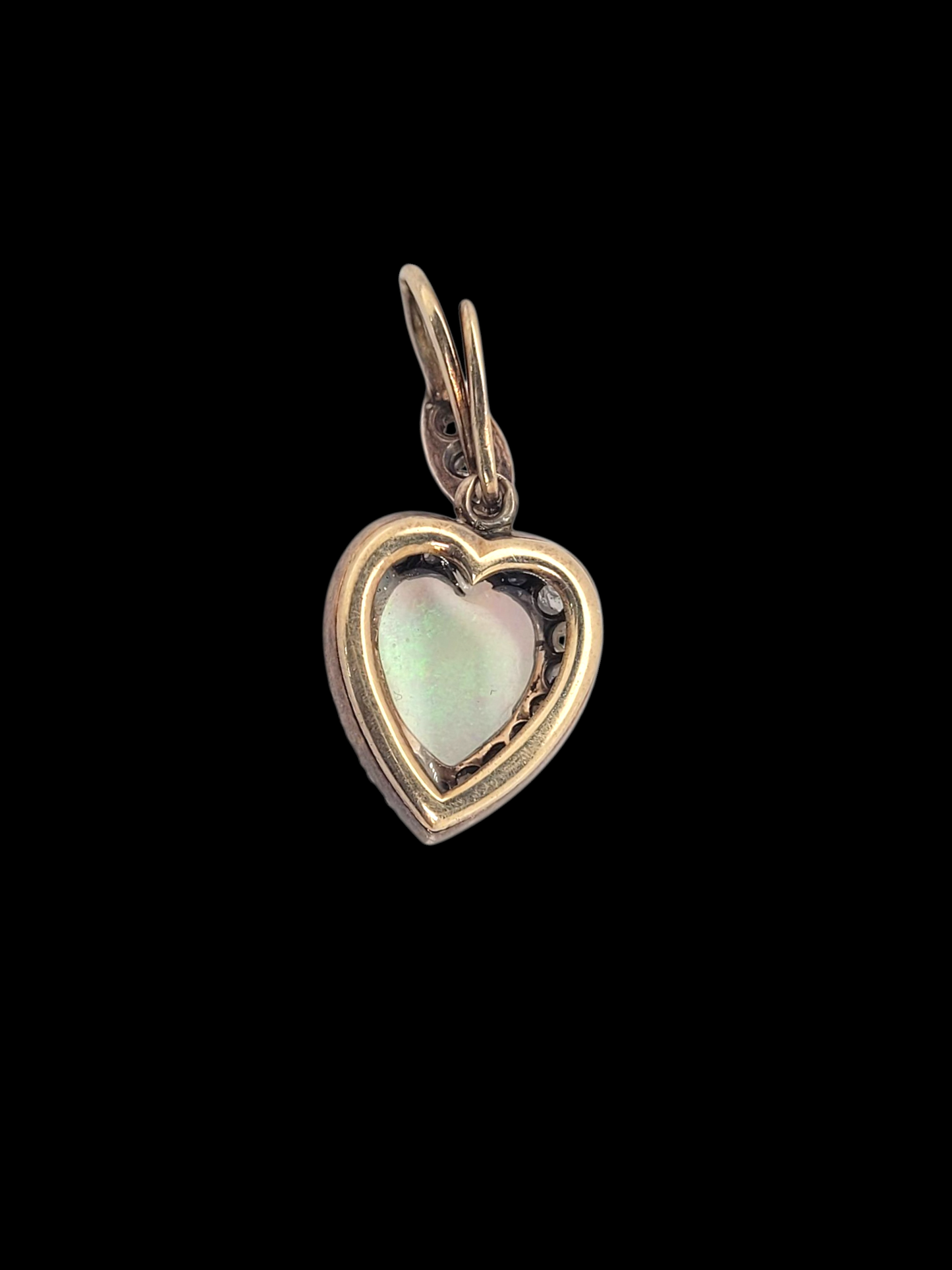 Antique opal and diamond heart pendant
SKU: 8359