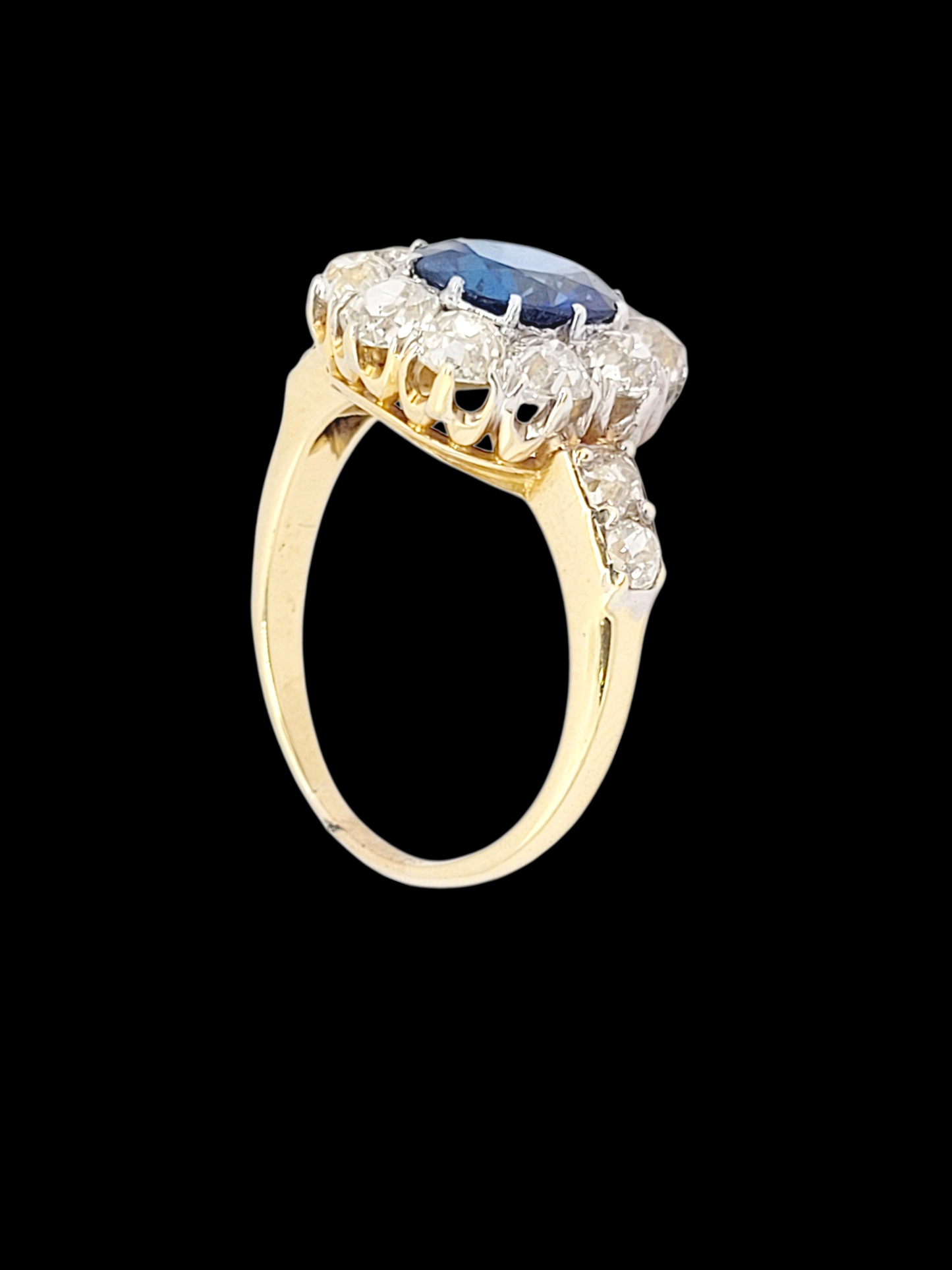 Antique sapphire and diamond cluster ring
SKU: 8396