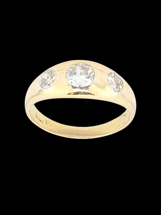 Gypsy old cut diamond ring
SKU: 8394