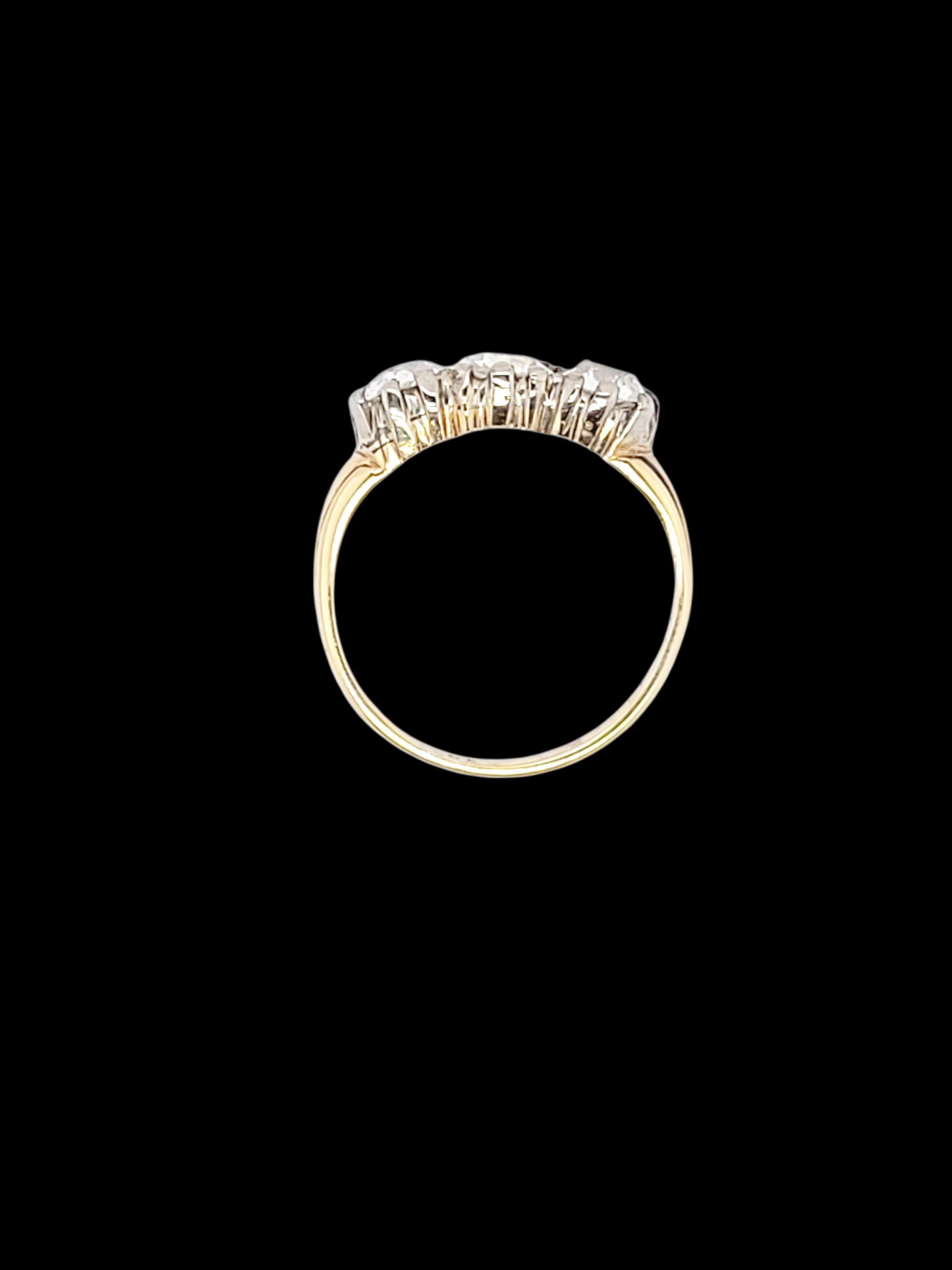 Old mine cut trilogy engagement ring
SKU: 8397
