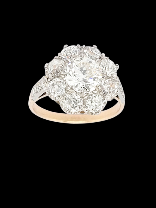 Antique diamond cluster engagement ring
SKU: 8398