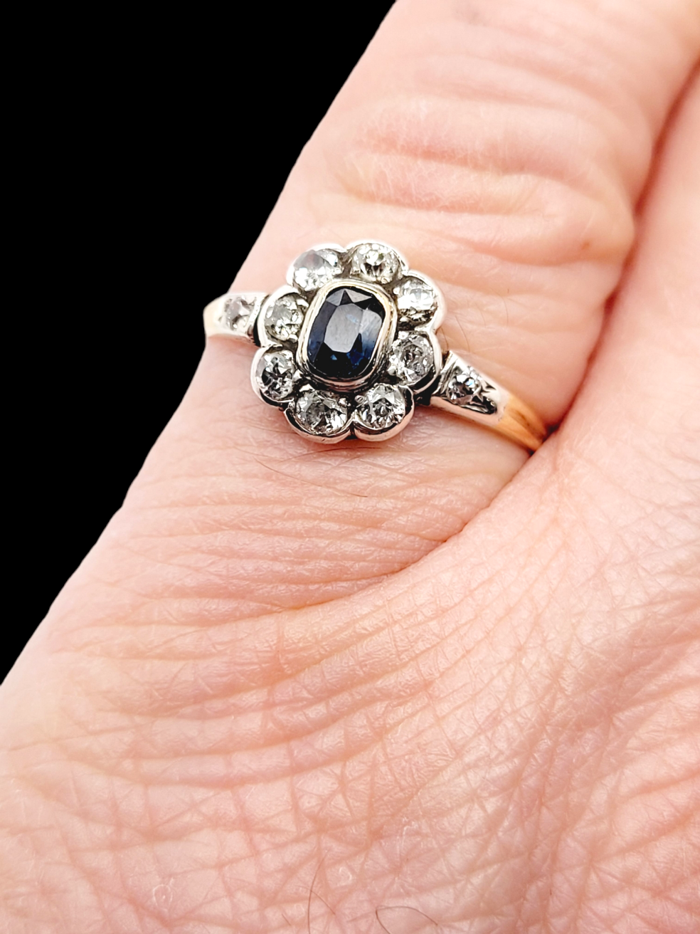 Antique sapphire and diamond engagement ring

SKU: 6453