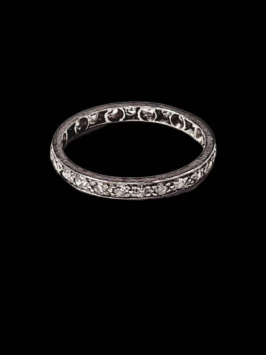 Art deco diamond eternity ring sku 5779