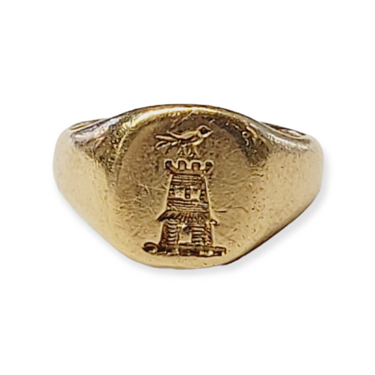 22ct gold signet ring