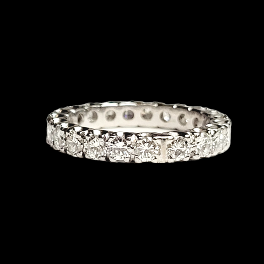 Full hoop diamond band sku 5786