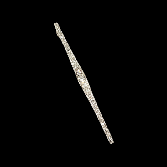 Art deco diamond brooch