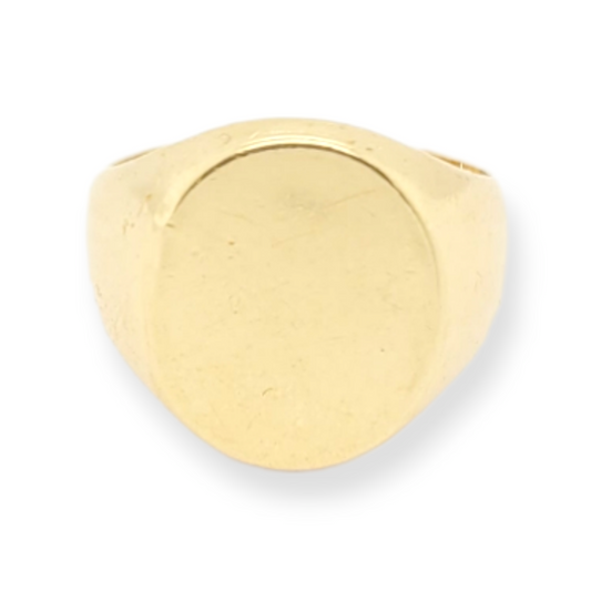 18ct gold signet ring