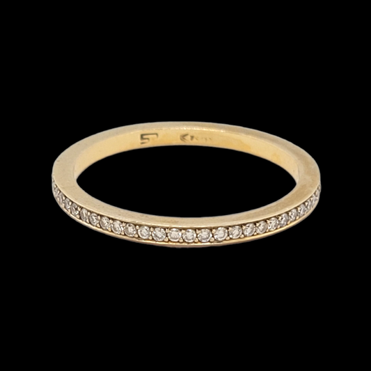 Diamond wedding band sku 6165