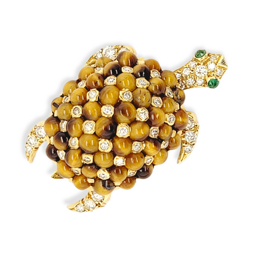 1973 articulated Garrards turtle brooch SKU: 6220