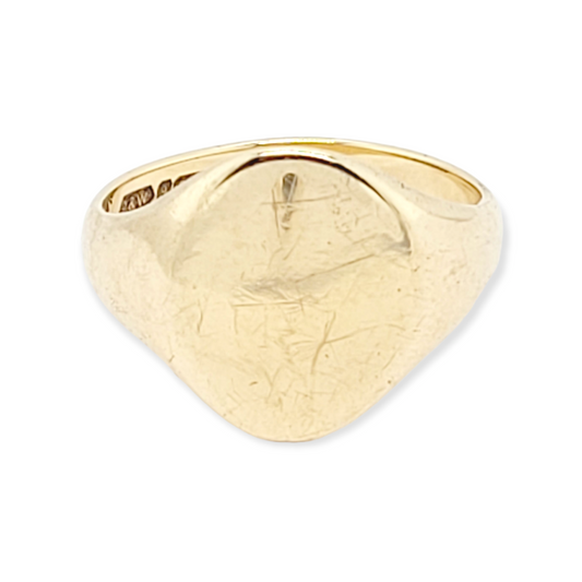 Plain gold signet ring

SKU: 6258