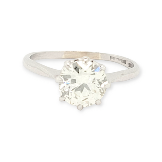 1.85ct Diamond old European cut transitional solitaire ring

SKU: 6331