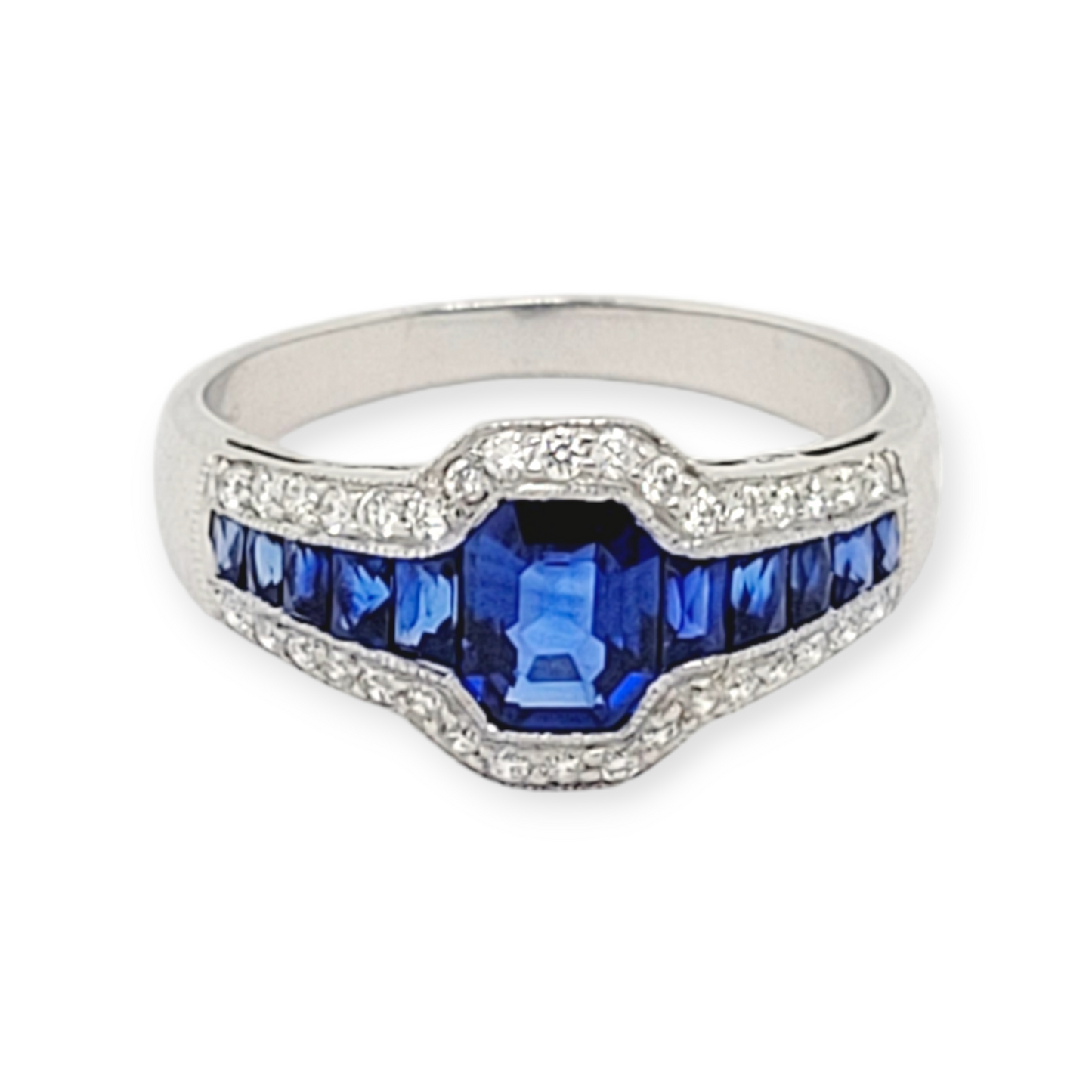 Geometric sapphire and diamond ring

SKU: 6344