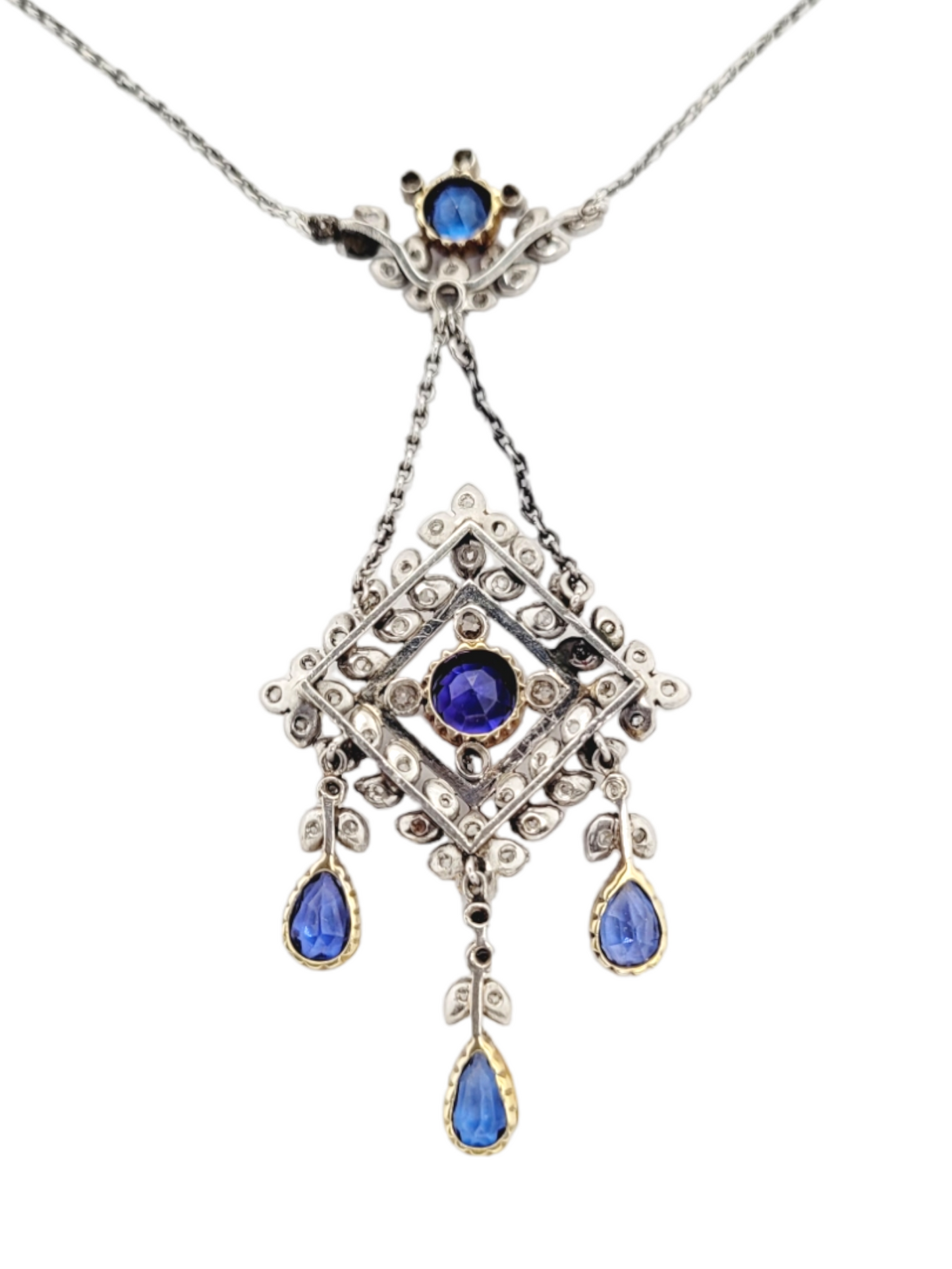 Antique sapphire and diamond pendant

SKU: 6359